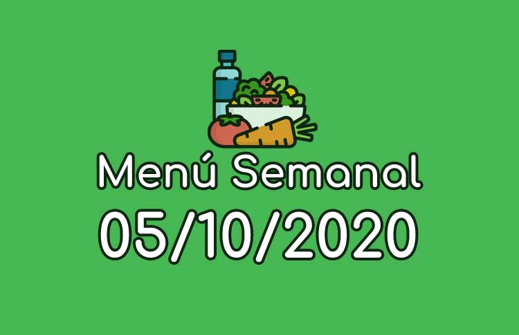 Menú Semanal 5 de Octubre